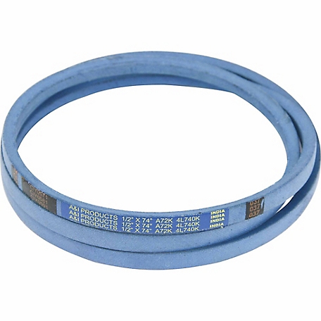 Huskee 0.5 in. x 74 in Blue Aramid V-Belt