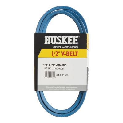 Image showing  0.5 in. x 76 in. Blue Aramid V-Belt