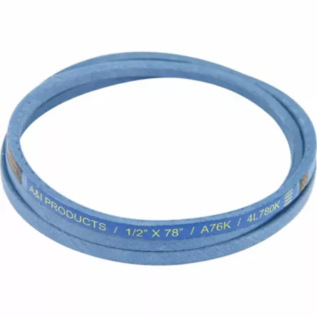 Huskee 0.5 in x 78 in Blue Aramid V-Belt Mower Belts