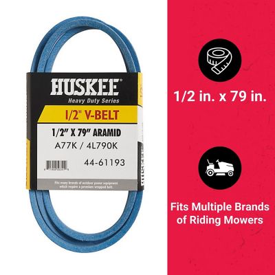 Image showing  0.5 in. x 79 in. Blue Aramid V-Belt