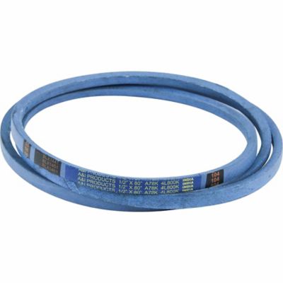 Huskee 0.5 in. x 80 in. Blue Aramid V-Belt