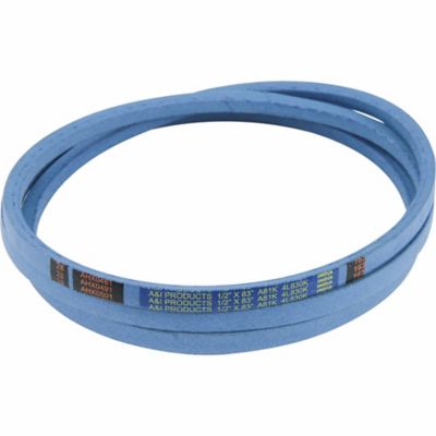 Huskee 0.5 in. x 83 in. Blue Aramid V-Belt