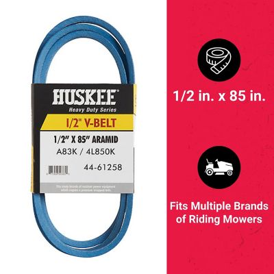 Image showing  0.5 in. x 85 in. Blue Aramid V-Belt