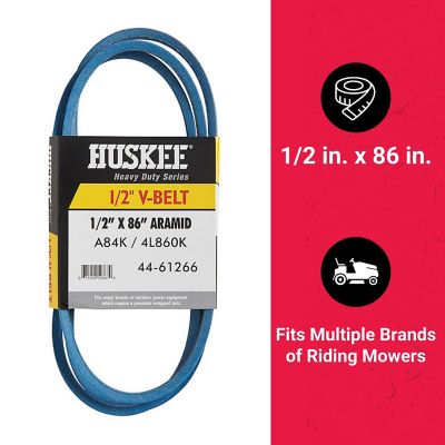 Image showing  0.5 in. x 86 in. Blue Aramid V-Belt