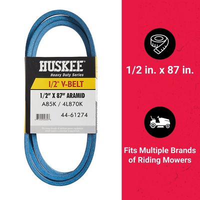 Image showing  0.5 in. x 87 in. Blue Aramid V-Belt