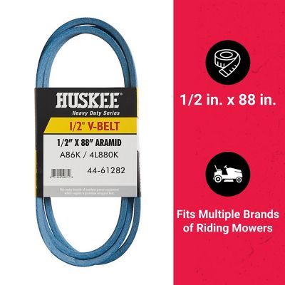 Image showing  0.5 in. x 88 in. Blue Aramid V-Belt