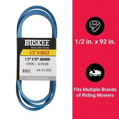 Image showing  0.5 in. x 92 in. Blue Aramid V-Belt