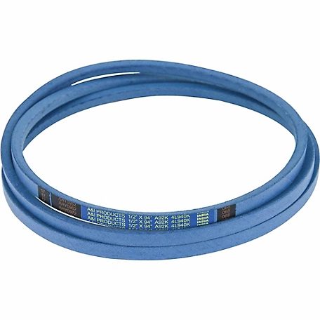 Huskee 0.5 in. x 94 in. Blue Aramid V-Belt