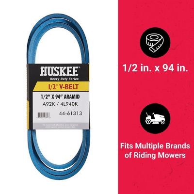 Image showing  0.5 in. x 94 in. Blue Aramid V-Belt