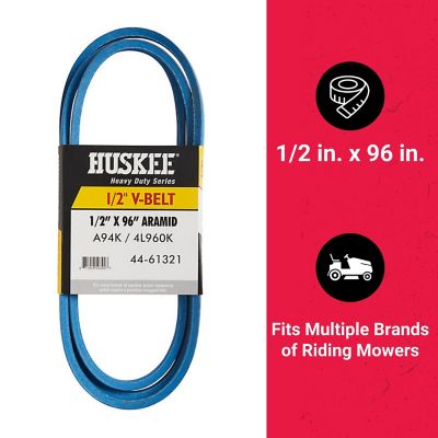 Image showing  0.5 in. x 96 in. Blue Aramid V-Belt