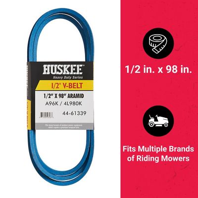 Image showing  0.5 in. x 98 in. Blue Aramid V-Belt