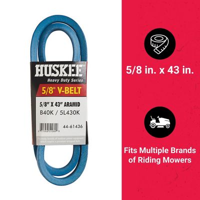 Image showing  0.625 in. x 43 in. Blue Aramid V-Belt