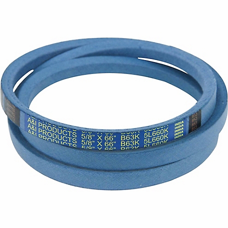 Huskee 0.625 in. x 66 in. Blue Aramid V-Belt