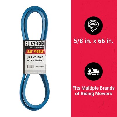 Image showing  0.625 in. x 66 in. Blue Aramid V-Belt