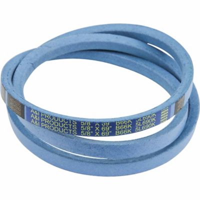 Huskee 0.625 in. x 69 in. Blue Aramid V-Belt