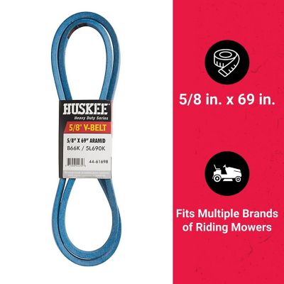 Image showing  0.625 in. x 69 in. Blue Aramid V-Belt