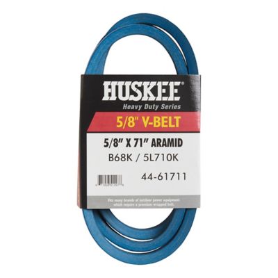 Image showing  0.625 in. x 71 in. Blue Aramid V-Belt