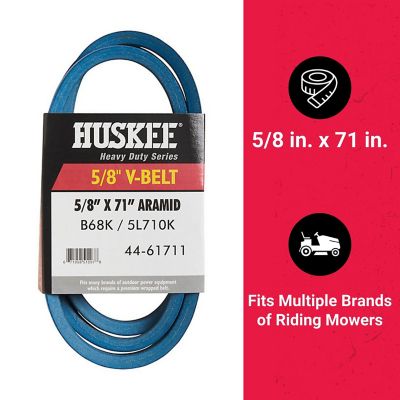 Image showing  0.625 in. x 71 in. Blue Aramid V-Belt