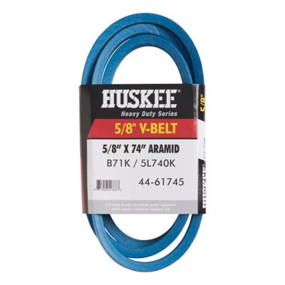 Image showing  0.625 in. x 74 in. Blue Aramid V-Belt