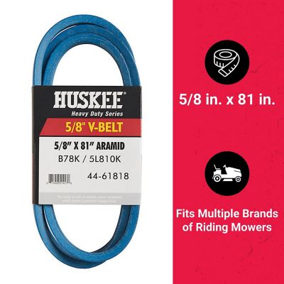 Image showing  0.625 in. x 81 in. Blue Aramid V-Belt