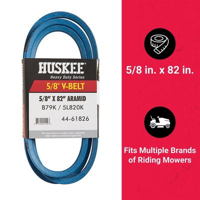 Image showing  0.625 in. x 82 in. Blue Aramid V-Belt