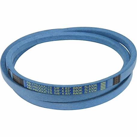 Huskee 0.625 in. x 83 in. Blue Aramid V-Belt