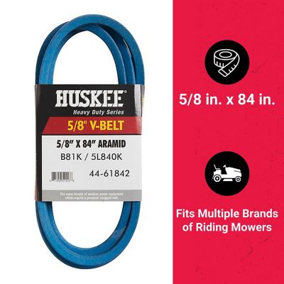 Image showing  0.625 in. x 84 in. Blue Aramid V-Belt