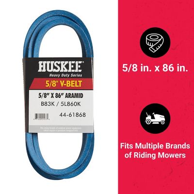 Image showing  0.625 in. x 86 in. Blue Aramid V-Belt