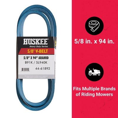 Image showing  0.625 in. x 94 in. Blue Aramid V-Belt