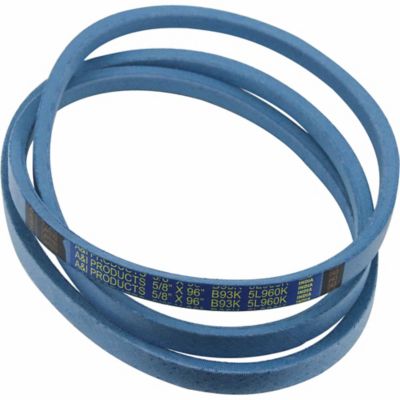 Huskee 0.625 in. x 96 in. Blue Aramid V-Belt