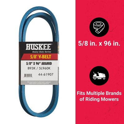 Image showing  0.625 in. x 96 in. Blue Aramid V-Belt