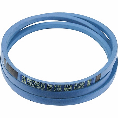 Huskee 0.625 in. x 98 in. Blue Aramid V-Belt