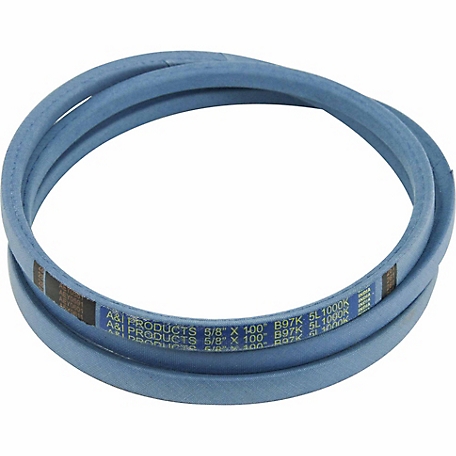 Huskee 0.625 in. x 100 in. Blue Aramid V-Belt