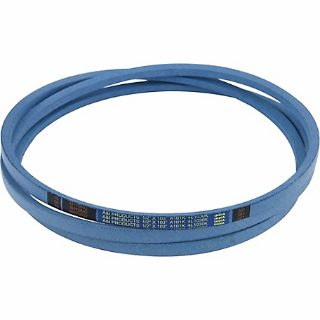 Huskee 0.5 in. x 103 in. Blue Aramid V-Belt