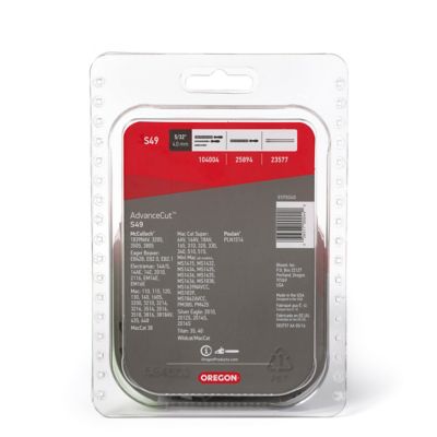 Image showing  14 in. S49 AdvanceCut Chainsaw Chain, 3/8 in. Pitch, 0.050 in. Gauge, 49 Drive Links