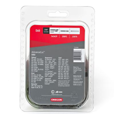 Image showing  16 in. AdvanceCut Chainsaw Chain, 3/8 in. Pitch, 0.050 in. Gauge, 60 Drive Links, D60