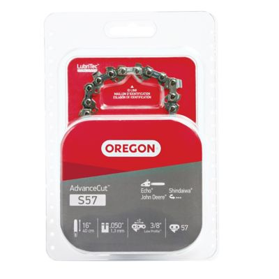 Oregon 16 in. AdvanceCut Chainsaw Chain, 3/8 in. Pitch, 0.050 in. Gauge, 57 Drive Links, S57