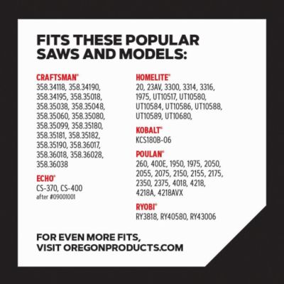 Image showing  18 in. Chainsaw Bar and Chain Combo, 3/8 in. Pitch, 0.050 in. Gauge, 62 Drive Links