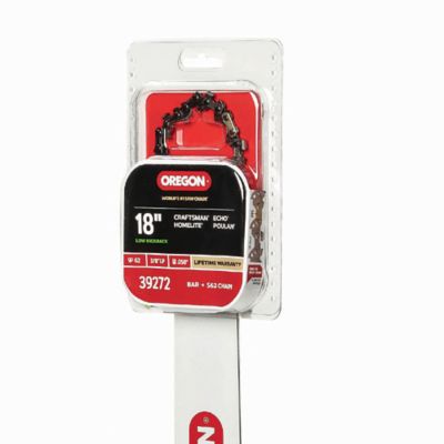 Image showing  18 in. Chainsaw Bar and Chain Combo, 3/8 in. Pitch, 0.050 in. Gauge, 62 Drive Links