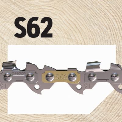 Image showing 7 th Oregon 18 in. Chainsaw Bar and Chain Combo, 3/8 in. Pitch, 0.050 in. Gauge, 62 Drive Links