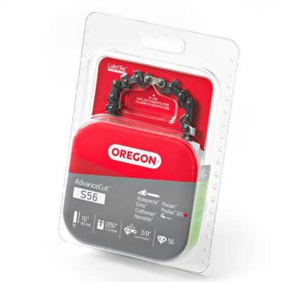 Oregon 16 in. AdvanceCut Chainsaw Chain, 3/8 in. Pitch, 0.050 in. Gauge, 56 Drive Links, S56