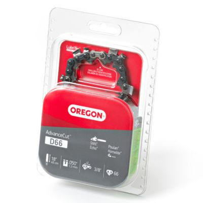 Oregon 18 in. AdvanceCut Chainsaw Chain, 3/8 in. Pitch, 0.050 in. Gauge, 66 Drive Links, D66