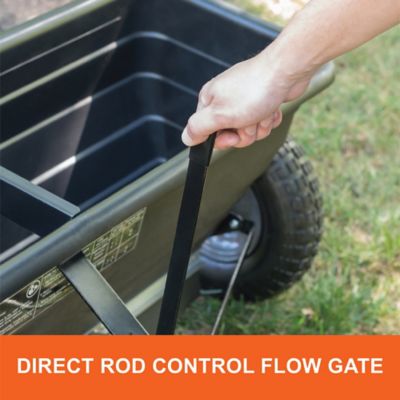 Image showing  175 lb. Capacity 40,000 sq. ft. 42 in. Poly Pro Tow Drop Spreader