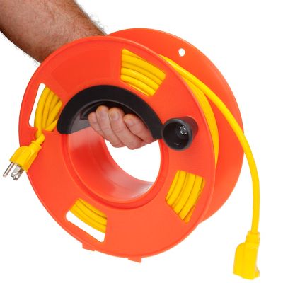 Image showing  100 ft. 16/3 Cord Storage Reel with Center Spin Handle