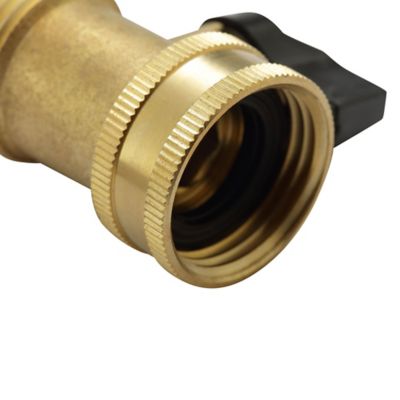 Image showing  3-Pattern Adjustable Brass Twist Spray Nozzle
