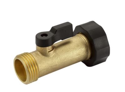 GroundWork 3/4 in. Long Neck Brass Shutoff