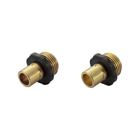 GroundWork 3/4 in. Male Quick Hose Connectors, 2-Pack