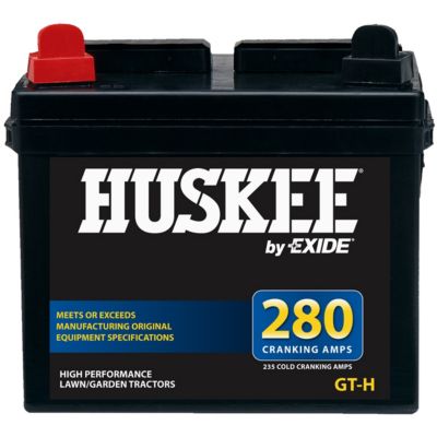 Huskee riding mower discount battery