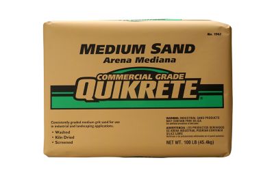 Quikrete 50 lb. Commercial Sand, Medium, 0.5 cu. ft. Package Yield