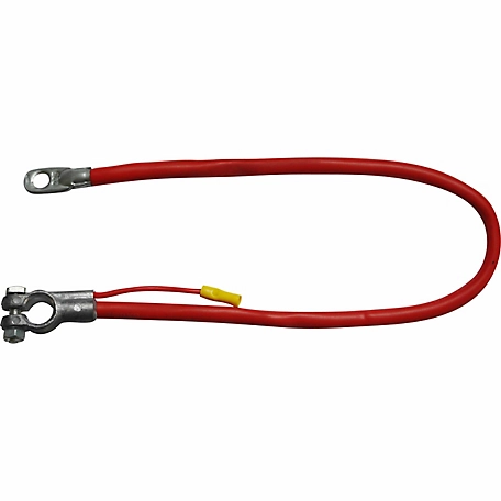Traveller 25 in. 2 Gauge Post Terminal Battery Cable, Red